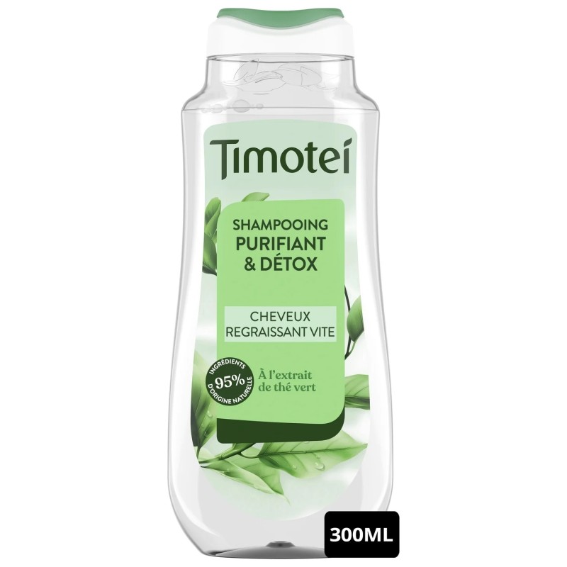 Timotei Purifiant & Detox Shampoing Cheveux Gras - 300ml