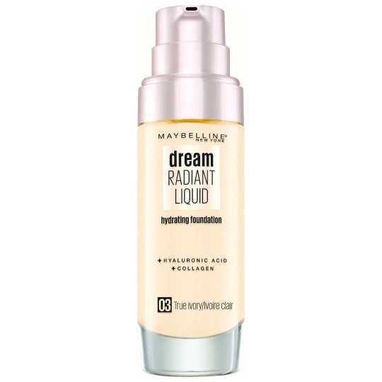 Maybelline New York Dream Radiant Fond de Teint Liquide Hydratant - 30ml - Ivoire Clair 03