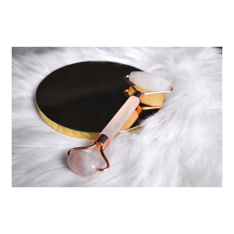 Betty'S Rose Quartz Rouleau Massage Visage