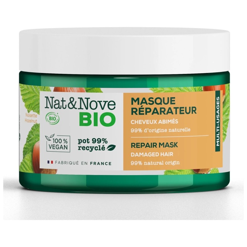 NAT&NOVE BIO قناع إصلاح للشعر التالف - 300 مل