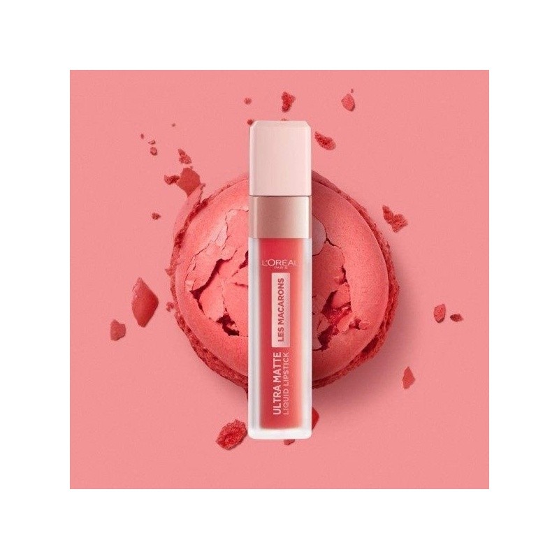 L'Oréal Paris Ultra Matte les Macarons Lipstick - 824 Guava Gush