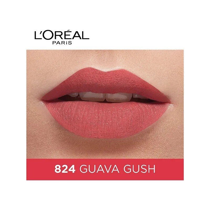 L'Oréal Paris Ultra Matte les Macarons Lipstick - 824 Guava Gush