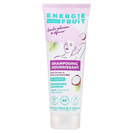 Energie Fruit Shampoing Coco et Beurre de Karité - Cheveux Frisés et Crépus - 250ml