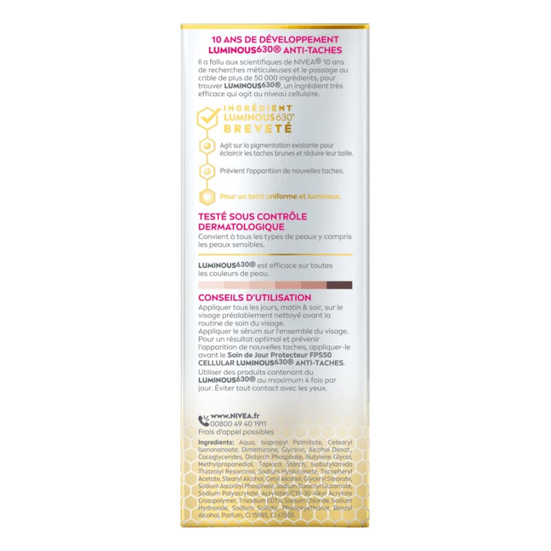 Nivea Cellular Luminous 630 Anti-Spot Correcting Serum - 30ml