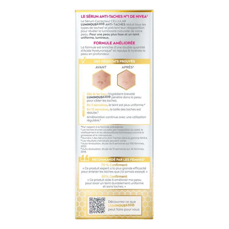 Nivea Cellular Luminous 630 Sérum Correcteur Anti-Taches - 30ml