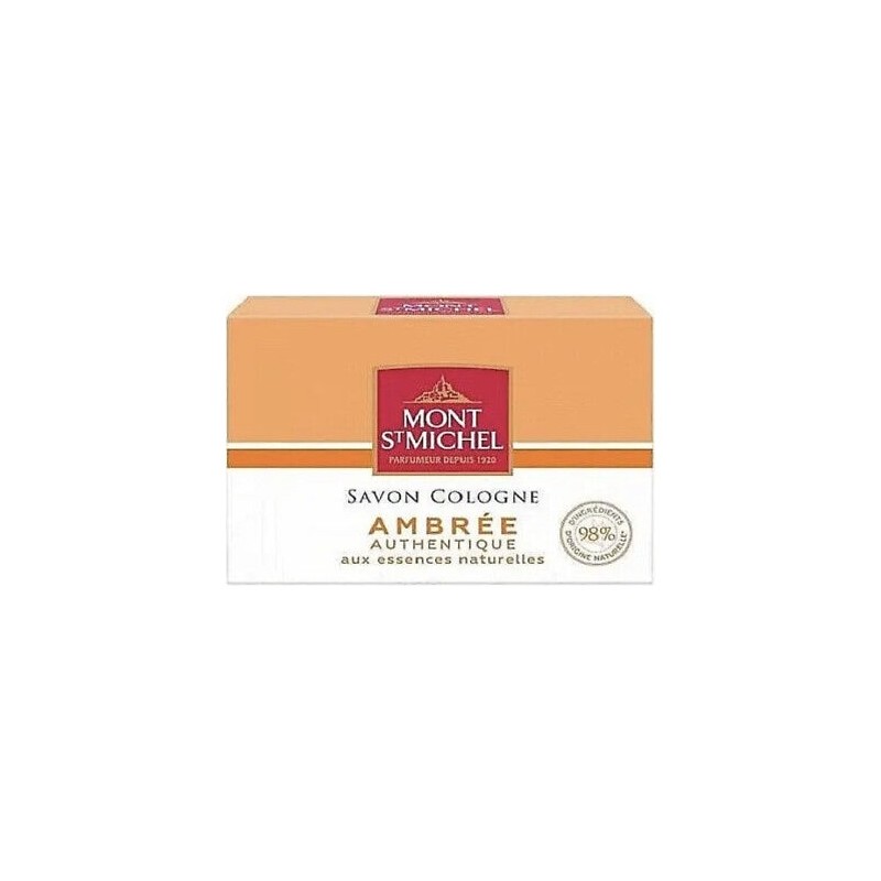 Mont St Michel Solid Cologne Soap Amber Authentic - 125g