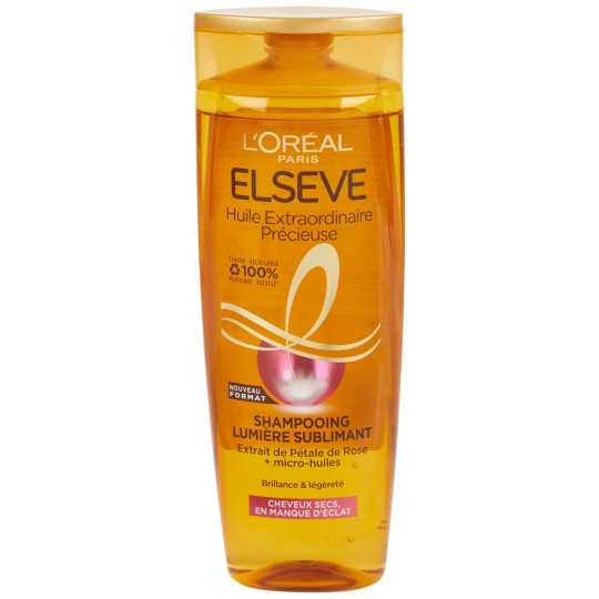 L'Oréal Elsève Huile Extraordinaire Shampoing Lumière - Cheveux Secs - 300ml
