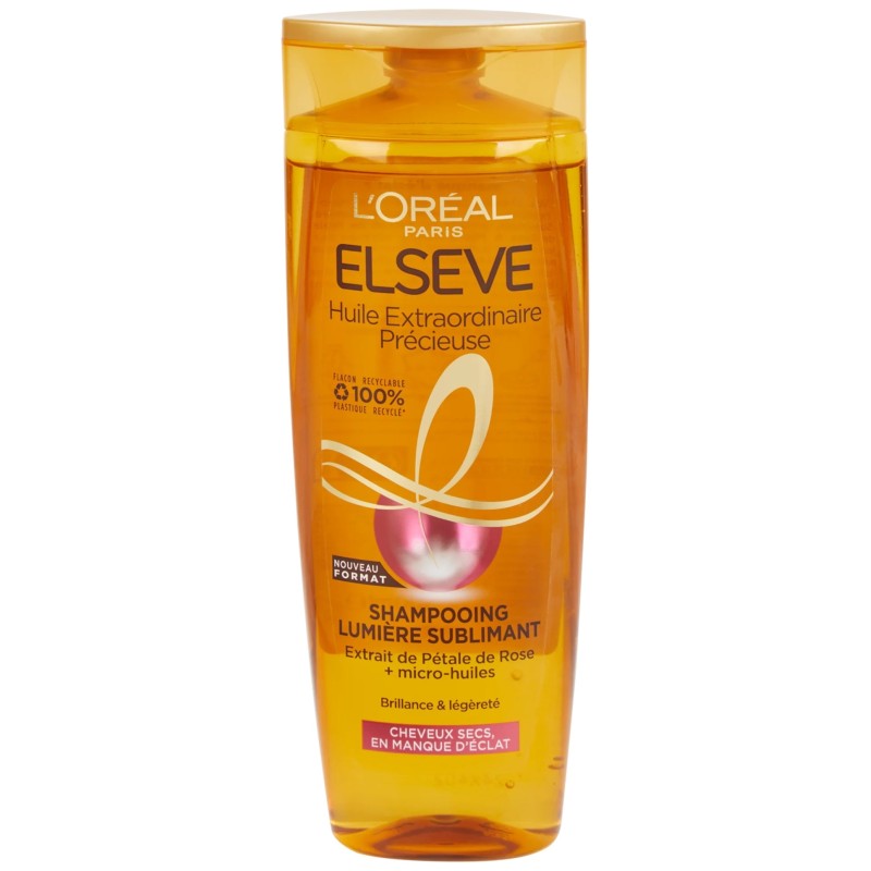 L'Oréal Elsève Huile Extraordinaire Shampoing Lumière - Cheveux Secs - 300ml