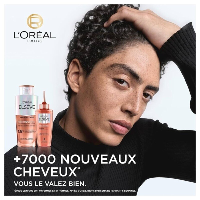 L'Oréal Paris Elseve Fiber Booster Sérum Anti-Chute - Cheveux Clairsemés - 102ml