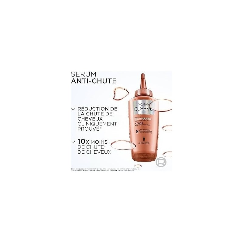 L'Oréal Paris Elseve Fiber Booster Sérum Anti-Chute - Cheveux Clairsemés - 102ml