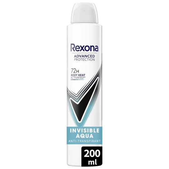 Rexona Invisible Aqua Anti-Perspirant Deodorant - Women - 200ml
