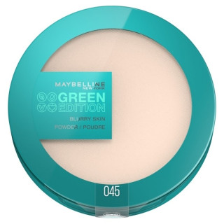 Maybelline New York Green Edition Poudre de Teint Matifiante Blurry Skin - Tous Types de Peau - 9g - 045