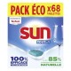 Sun Tout-en-1 Tablettes Lave-Vaisselle Regular - 46 Lavages