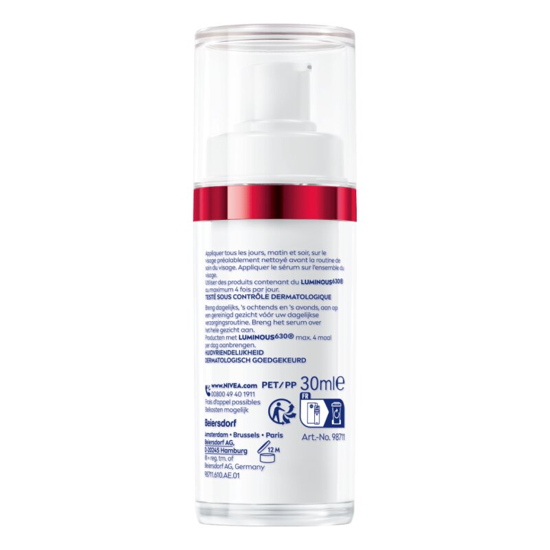 Nivea Cellular Luminous630 Double Action Face Serum - Anti-Aging And Dark Spot - 30ml