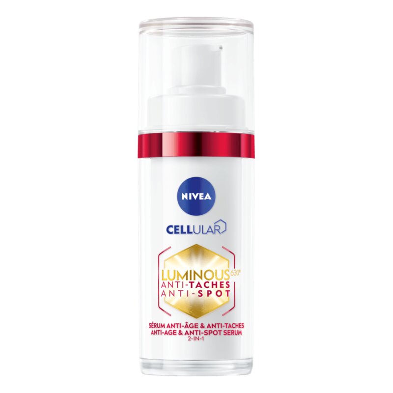 Nivea Cellular Luminous630 Sérum Visage Double Action - Anti-Âge et Anti-Taches - 30ml