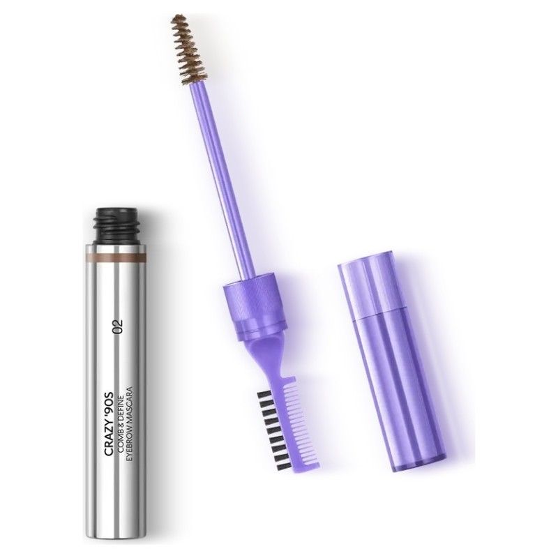 Kiko Milano Crazy '90s Comb & Define Eyebrow Mascara - Light Brunette 02