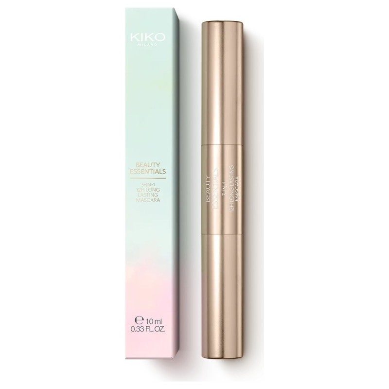 KIKO Milano beauty essentials 3-in-1 ماسكارا أسود - ثبات 12 ساعة
