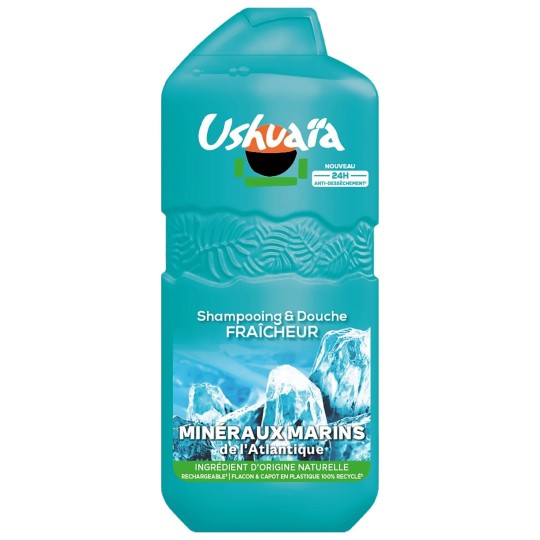Ushuaïa Minéraux Marins Shampooing Douche - 490ml