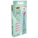 Bic Click 3 Soleil Sensitive women'S Razor - 1 Handle + 4 Refills
