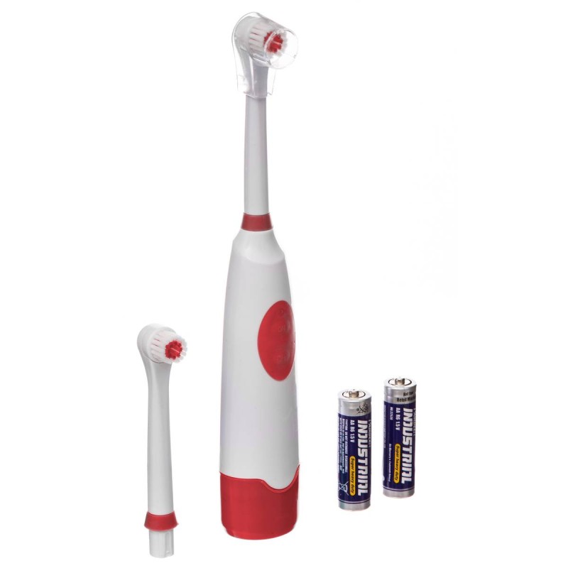 5 Five Simply Smart Electric Toothbrush With Refill And Batteries - Red