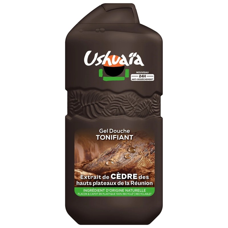 Ushuaïa Cèdre Gel Douche Tonifiant - 280ml