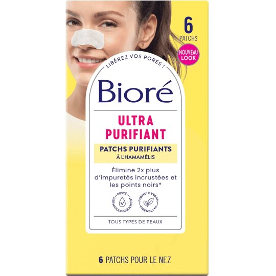 Bioré Ultra Purifiants لصقات بالهاماميليس - لكل أنواع البشرة - 6 لصقات