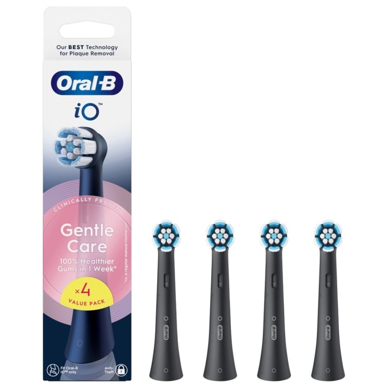 Oral-B Io Gentle Care Brossettes de Remplacement - 4 Pièces