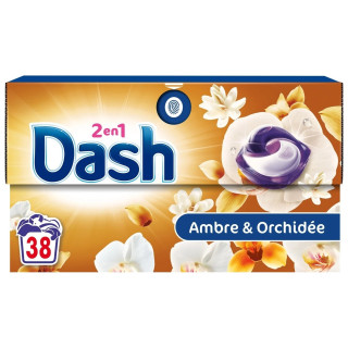Dash 2en1 Pods Capsules de Lessive - Souffle Précieux - 38 Capsules