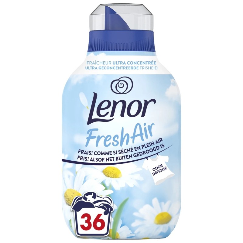 Lenor Fresh Air منعم الأقمشة هيبوأليرجين - للبشرة الحساسة - 504 مل