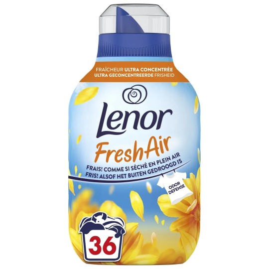 Lenor Fresh Air Adoucissant Ultra Concentré - Rayons de Soleil - 504ml