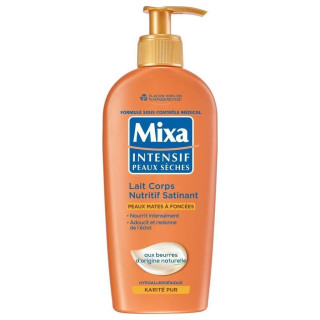 Mixa Lait Corps Nutritif Satinant - Peaux Mates à Foncées - 250ml