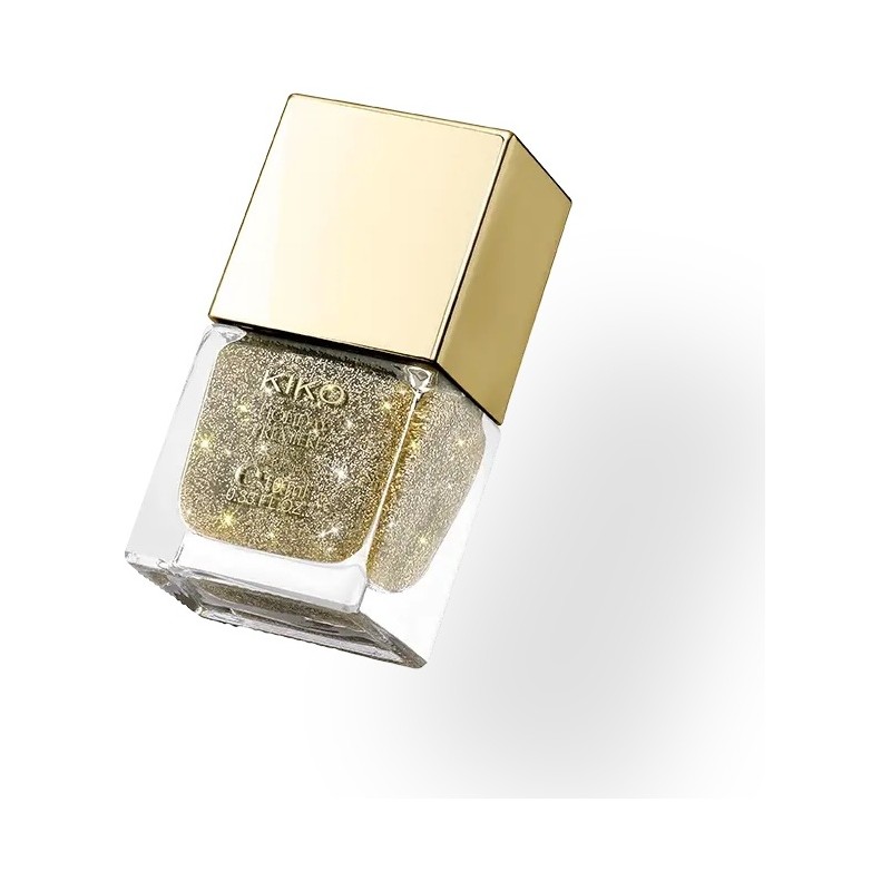 Kiko Milano Holiday Première Glittery Nail Lacquer Nail Polish - Gold Infusion 03