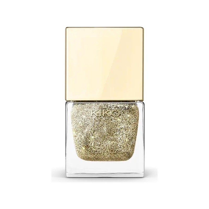 Kiko Milano Holiday Première Glittery Nail Lacquer Nail Polish - Gold Infusion 03