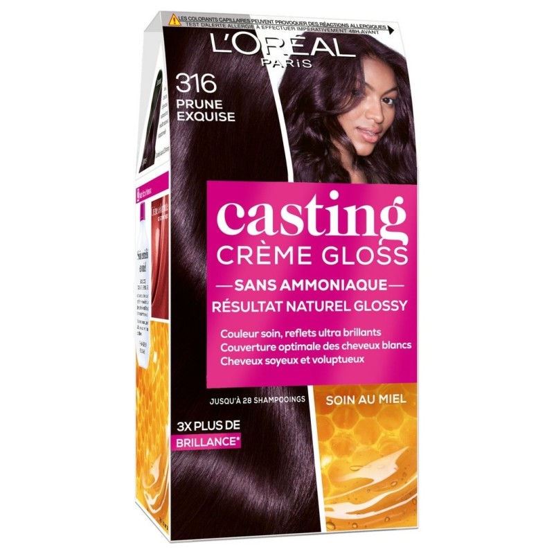 L'Oréal Paris Casting Crème Gloss Semi-Permanent Ammonia-Free Hair Color - 316 Exquisite Plum