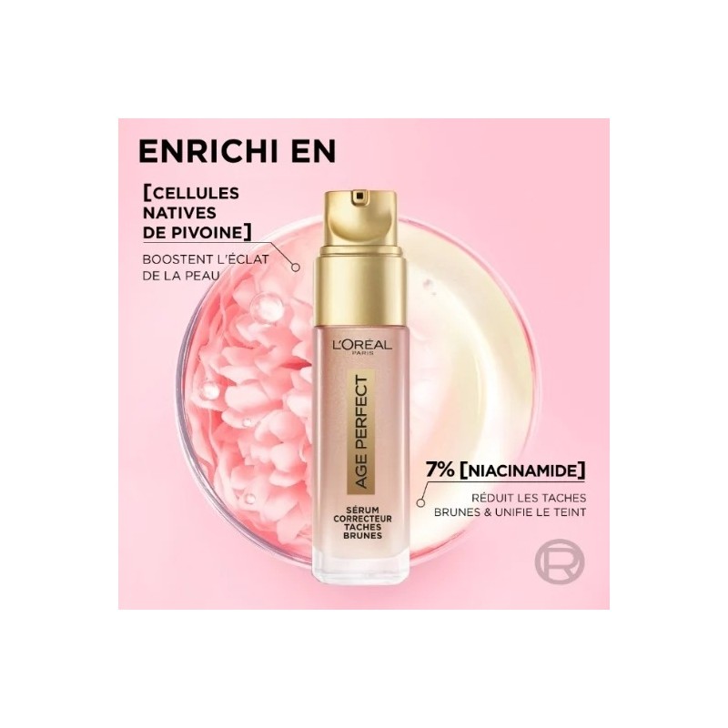 L'Oréal Age Perfect Golden Age Sérum Correcteur Taches Brunes - Peau Mature - 30ml