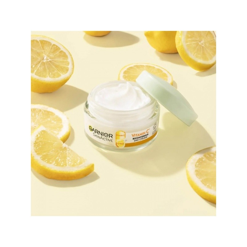 Garnier Bio Vitamin C كريم مرطب للإشراق اليومي - للبشرة الجافة والباهتة - 50 مل