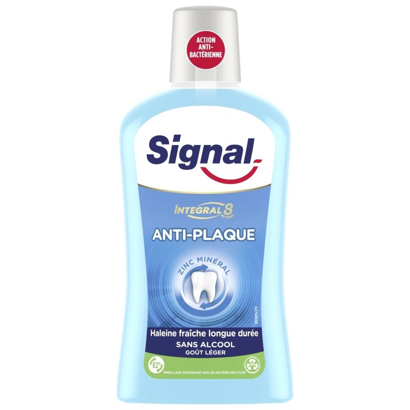 Signal Integral 8 Bain de Bouche Anti-Plaque - 500ml
