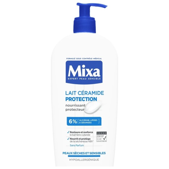 Mixa Céramide Protection Lait Corps - Peau Sèche et Sensible - 400ml