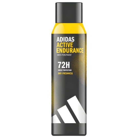Adidas Active Endurance Déodorant Spray Homme Anti-Transpirant - 150ml