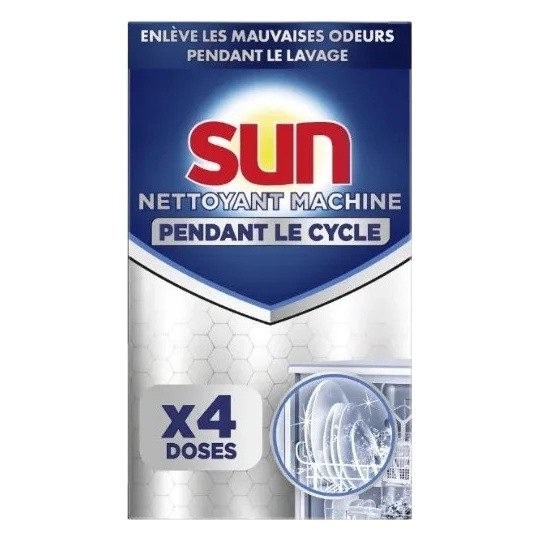 Sun Nettoyant Machine Lave-Vaisselle - 4 Capsules