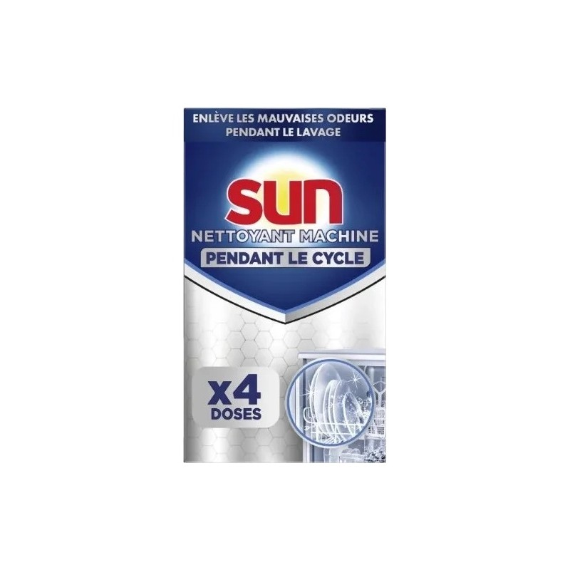 Sun Nettoyant Machine Lave-Vaisselle - 4 Capsules