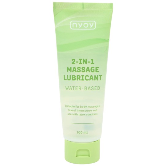 Nyoy Gel Lubrifiant et Massage 2 en 1 à base d'eau- 100ml
