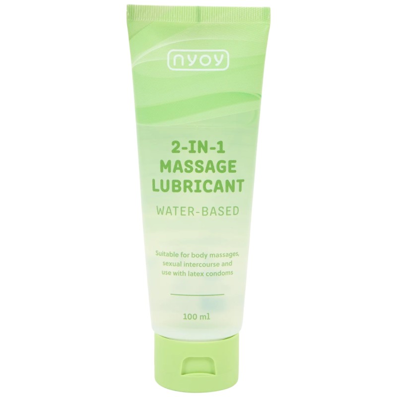 Nyoy Gel Lubrifiant et Massage 2 en 1 à base d'eau- 100ml