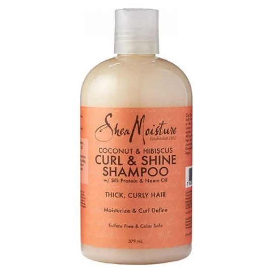 Shea Moisture Coconut & Hibiscus Shampooing Hydratant Cheveux Épais et Bouclés - 384ml