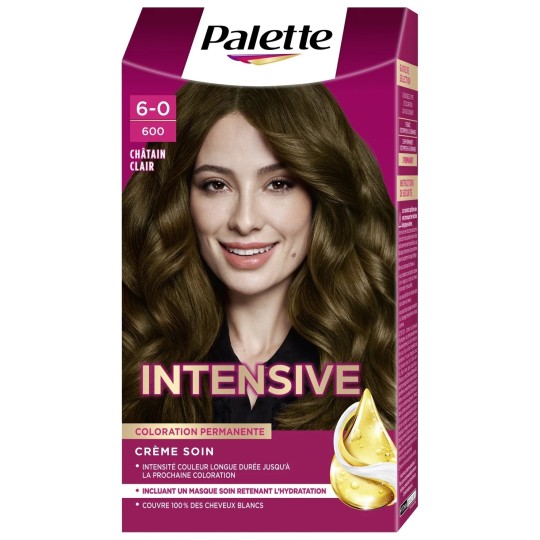 Schwarzkopf Palette Coloration Permanente Crème - Châtain Clair 600 - 165ml