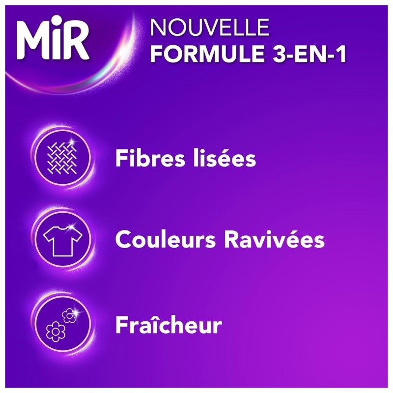 Mir Raviveur Couleurs Capsules Lessive - 20 Lavages