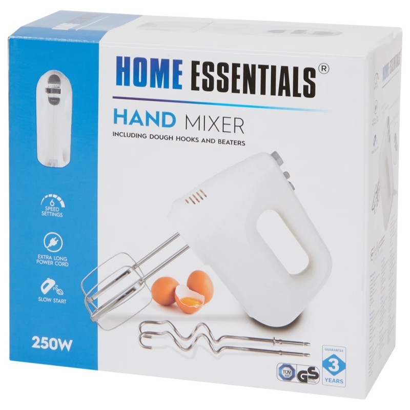 Home Essentials Batteur Électrique - 6 Vitesses - Cordon Long