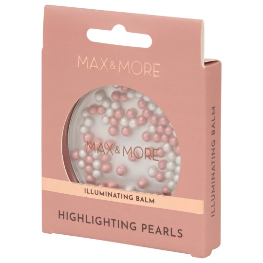 Max & More Baume Visage avec Perles Brillantes - 7.5g - Bronze/silver
