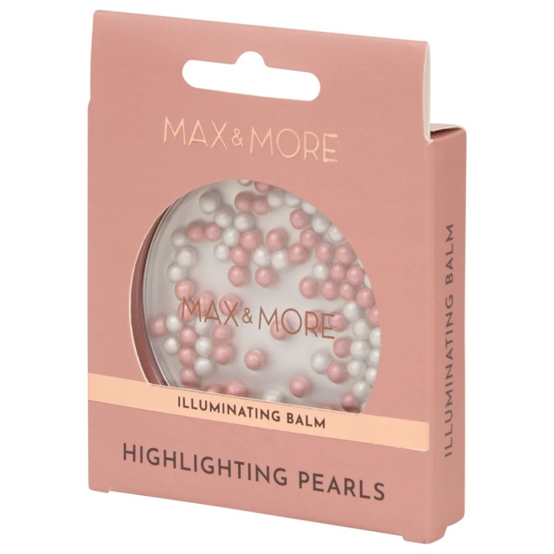Max & More Baume Visage avec Perles Brillantes - 7.5g - Bronze/silver