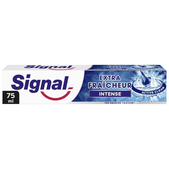 Signal Integral 8 معجون أسنان - نفس منعش - تأثير بروبيوتيك - حماية شاملة - 75 مل